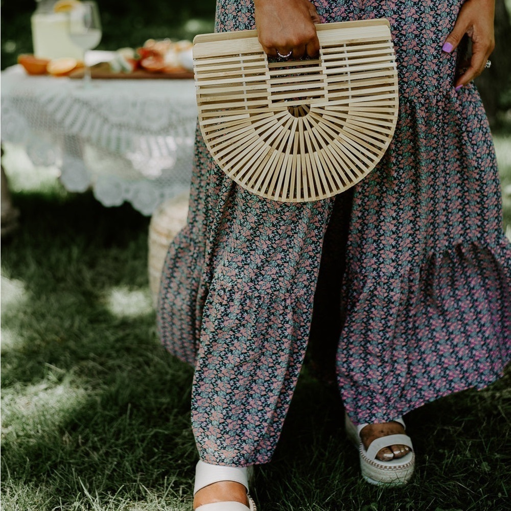 PANAMA BAMBOO HANDBAG​​​ - Picture 6 of 8